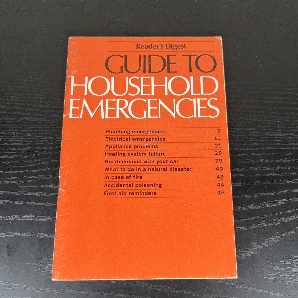 1985 Readers‎ Digest Guide to Household Emergencies (Softcover)